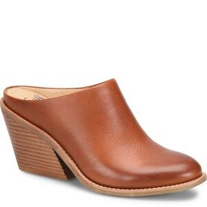 Söfft Brown Leather Mules